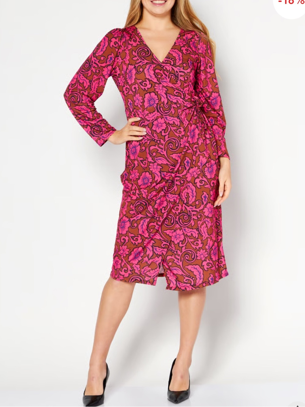 NWT River Island Petites Floral Wrap Dress 6